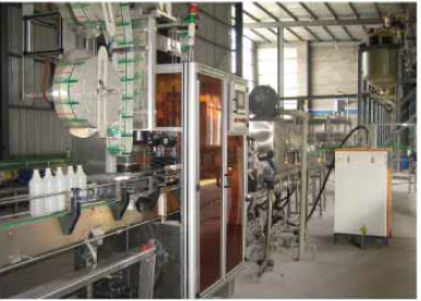 Vandtæt og rustfast krympemuffemaskine til PVC- og PET-flasker