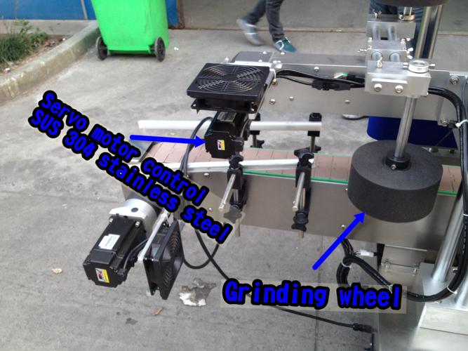 Vandret lille flaskemærkningsmaskine / automatisk applikatormaskine til etiketter