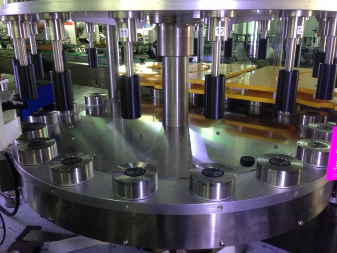 Højproduktion Vin / ølflaskemærkningsmaskine, rund flaskemærker