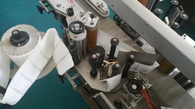 25 kg krukke firkantet flaske klistermærke applikator maskine, mærkning maskine med fodringsflasker stabil hastighed