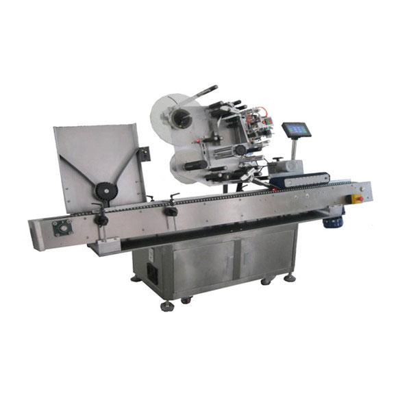 Økonomi 10 ml automatisk miniflaskehætteglasmærkemaskine servokontroller