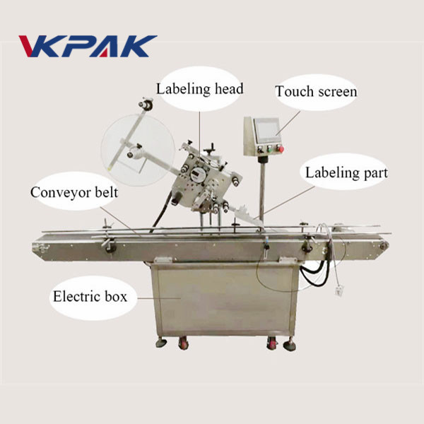 Elektrisk øje Automatisk flad overflademærkatapplikator Lighter mærkning maskine