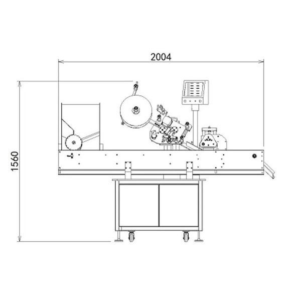 Højhastigheds fuldautomatisk hætteglasmærkning til lille flaske
