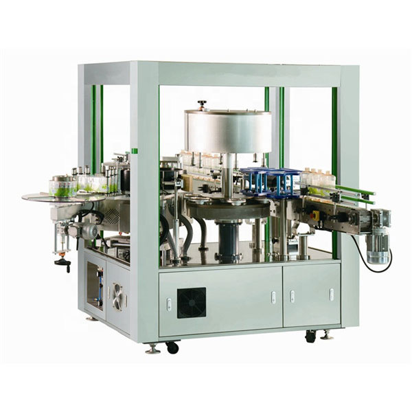 Rotary Labeler Machine foran og bagpå