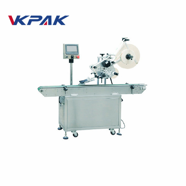 Selvklæbende mærkningsmaskine til issten øverst på siden