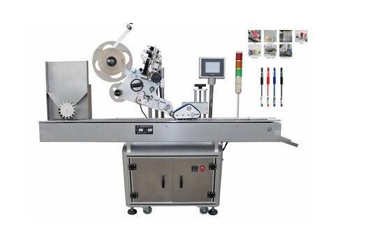 Kina Fuld - Automatisk hætteglas mærkning maskine servomotor PLC kontrol for amplouse flasker leverandør