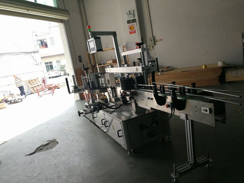 Kina dobbelt-ansigt rund flaske klistermærke maskine maskine, etiket bredde 190mm leverandør